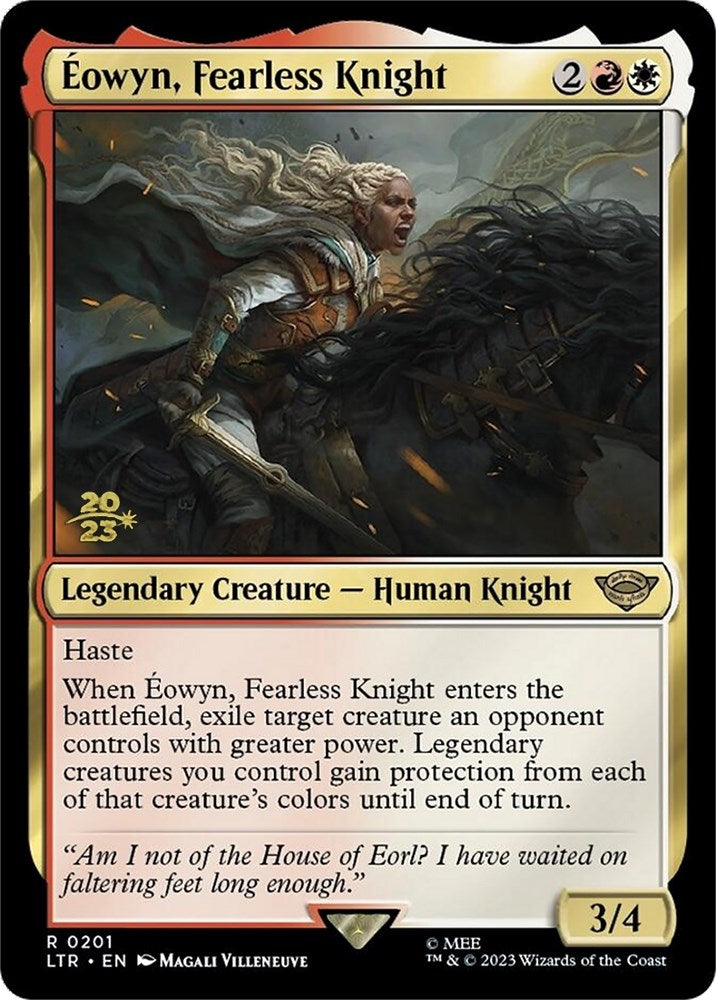 Image for Eowyn, Fearless Knight (Prerelease Cards) (201) - Magic: The Gathering