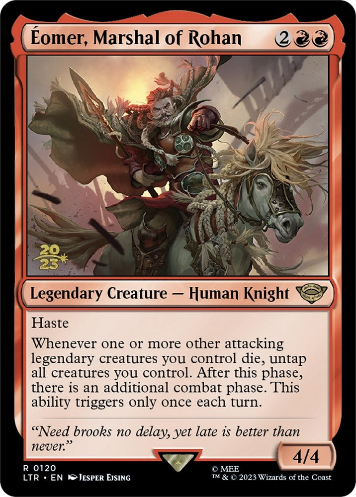 Image for Eomer, Marshal of Rohan (Prerelease Cards) (120) - Magic: The Gathering