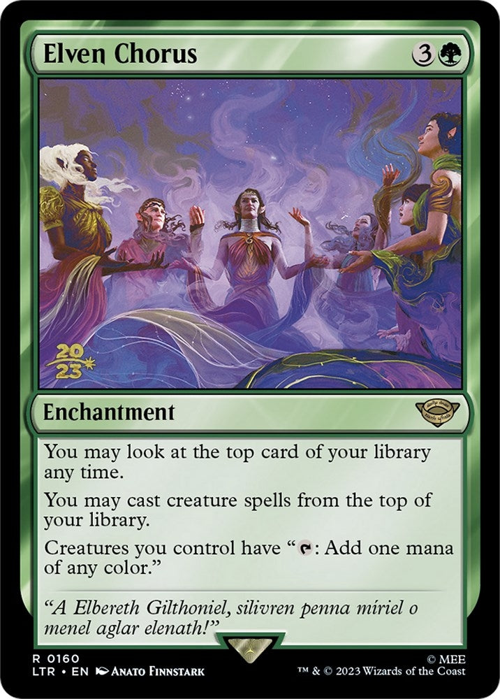 Image for Elven Chorus (Prerelease Cards) (160) - Magic: The Gathering