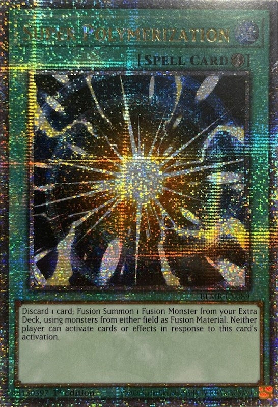 Image for Super Polymerization (Quarter Century Secret Rare) (Battles of Legend: Monstrous Revenge) (BLMR-EN089) - YuGiOh