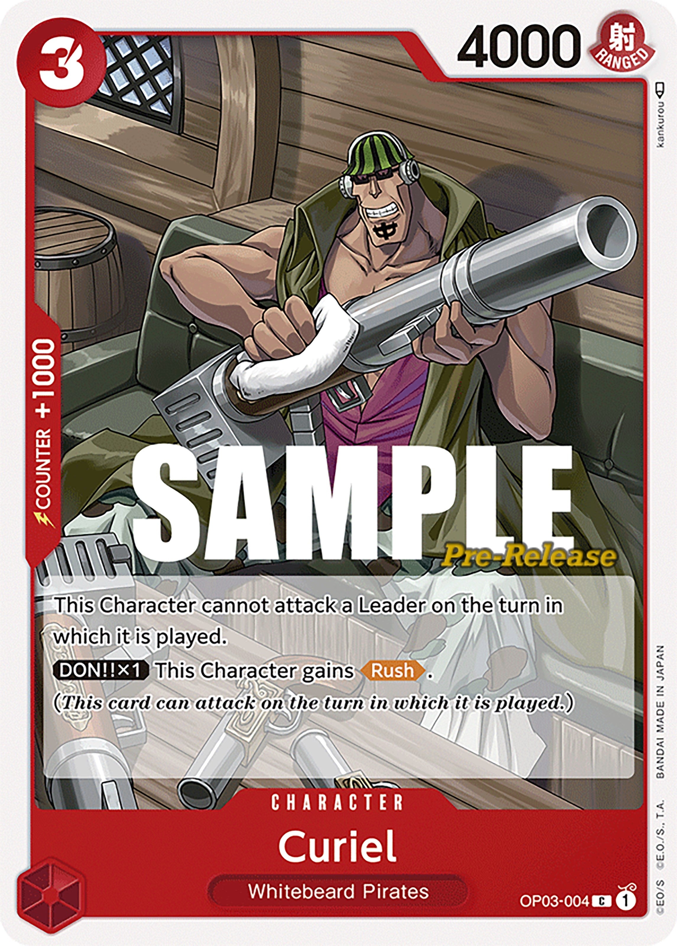 Image for Curiel (Pillars of Strength Pre-Release Cards) (OP03-004) - One Piece Card Game