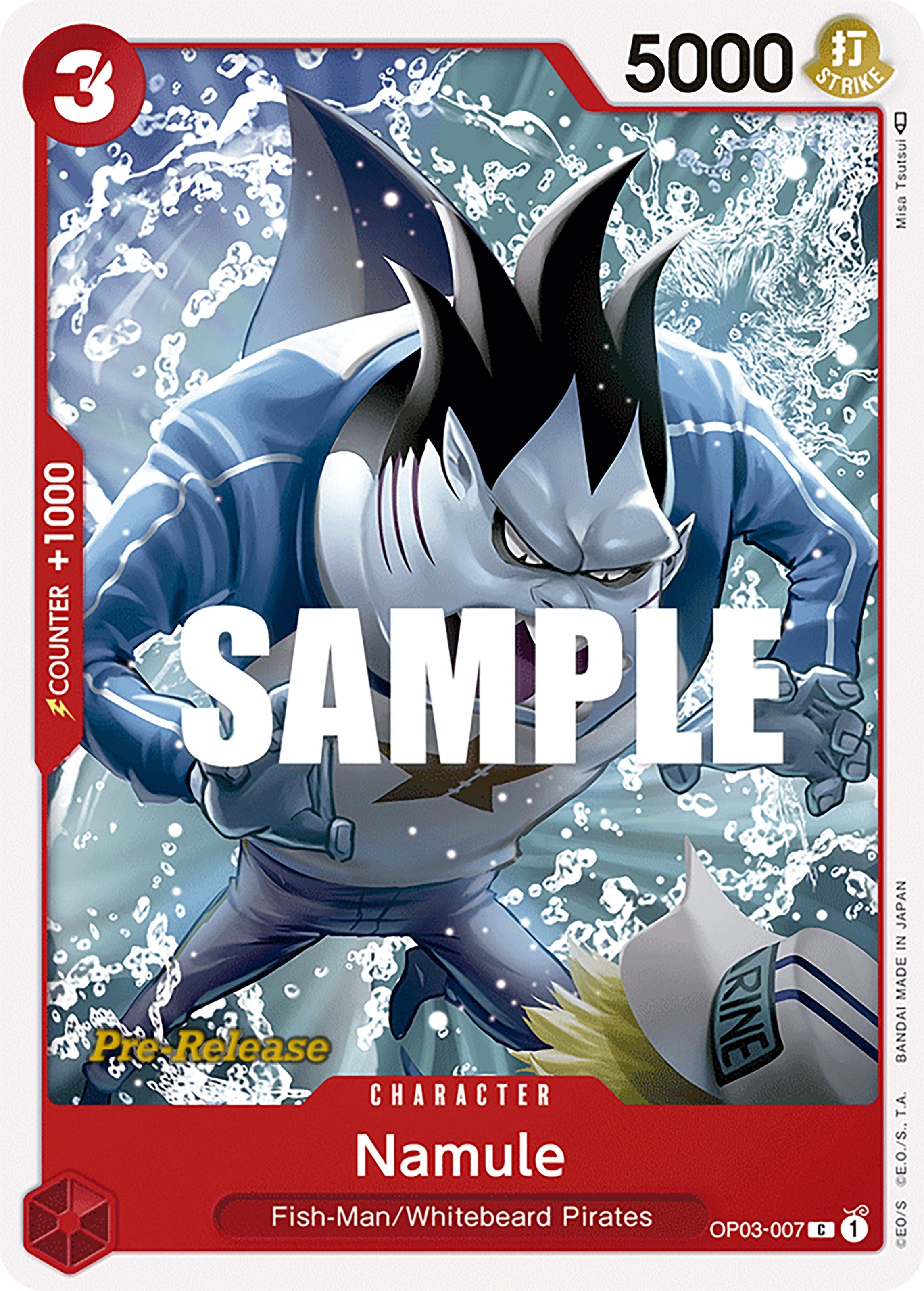 Image for Namule (Pillars of Strength Pre-Release Cards) (OP03-007) - One Piece Card Game