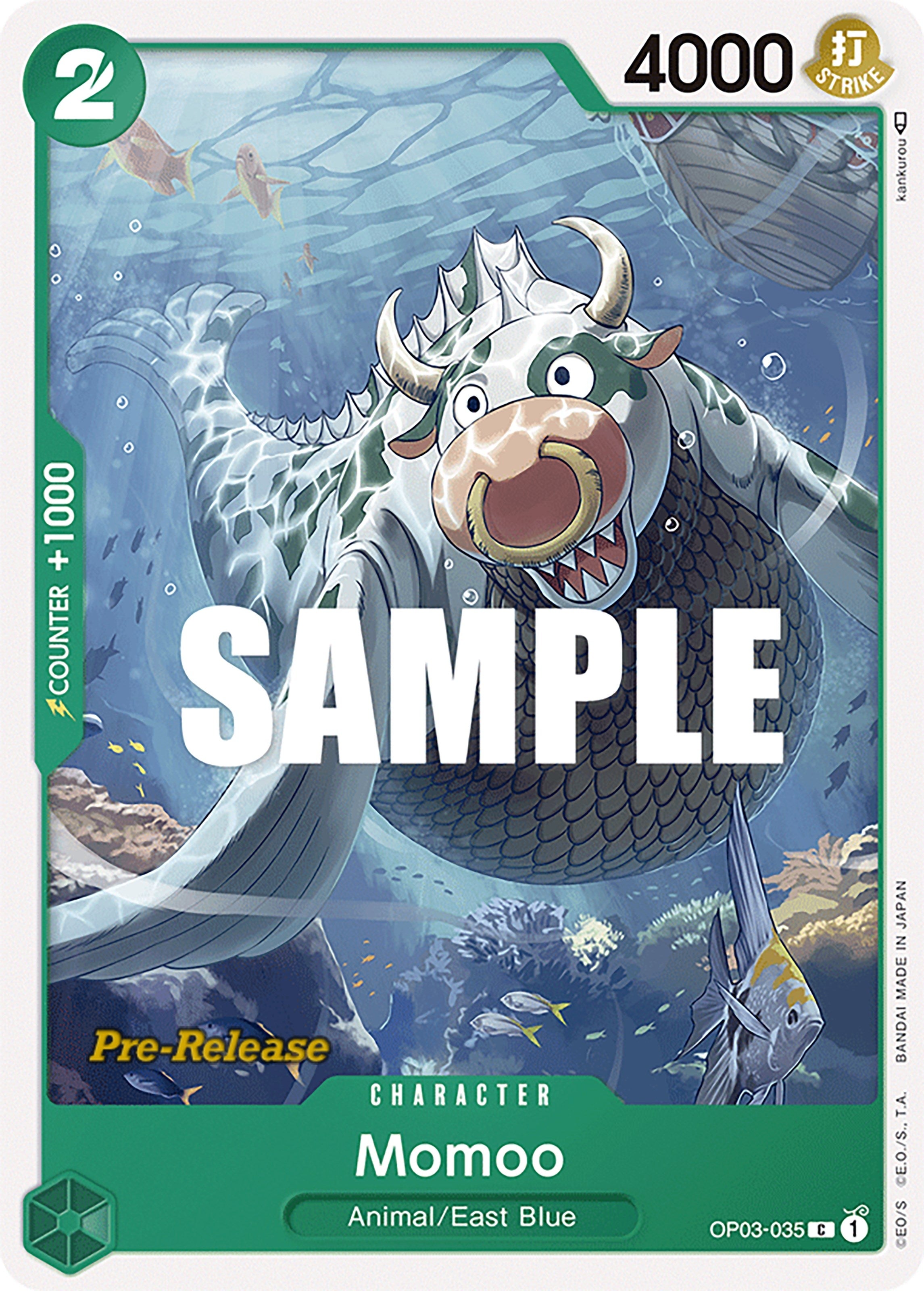 Image for Momoo (Pillars of Strength Pre-Release Cards) (OP03-035) - One Piece Card Game