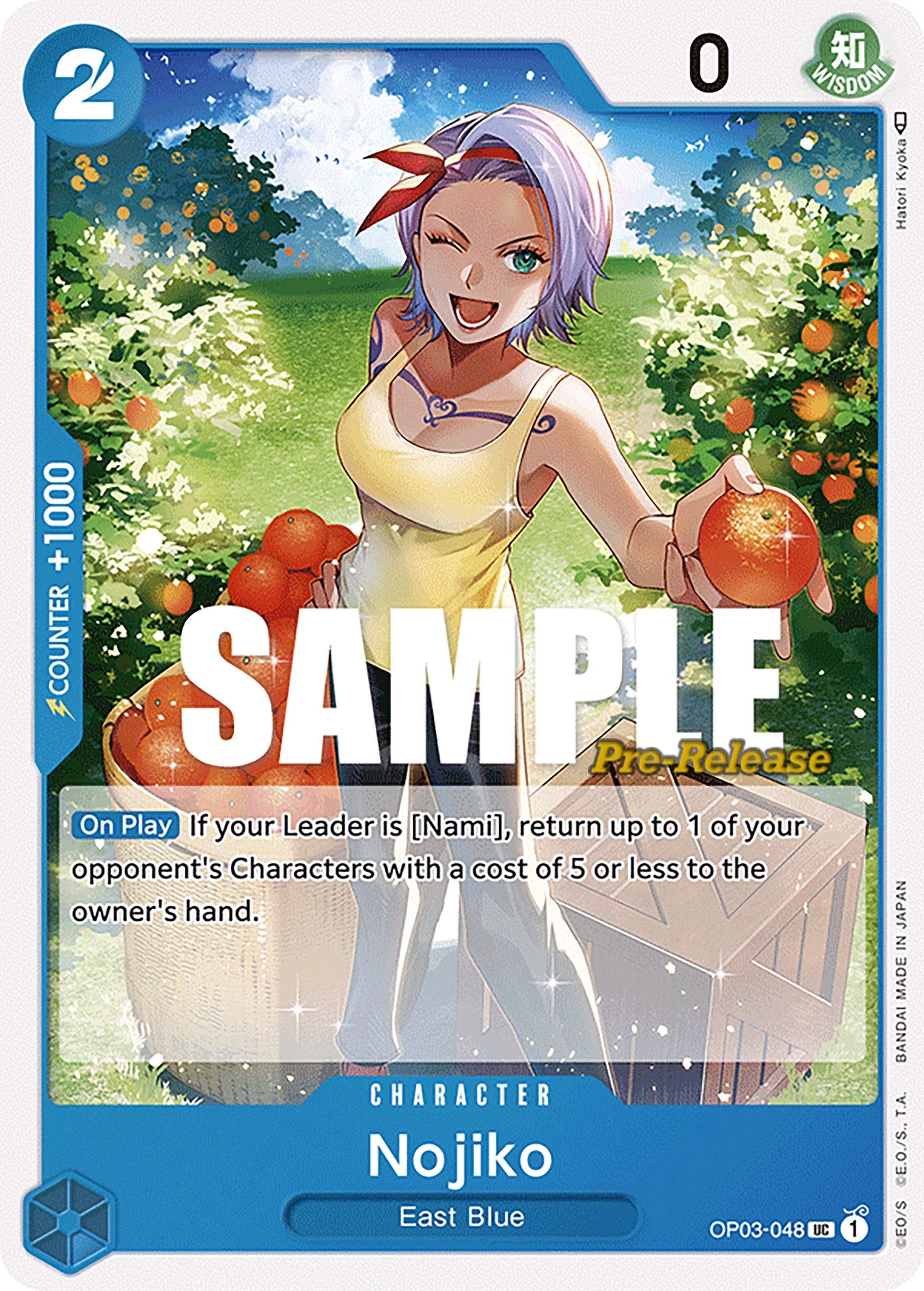 Image for Nojiko (Pillars of Strength Pre-Release Cards) (OP03-048) - One Piece Card Game
