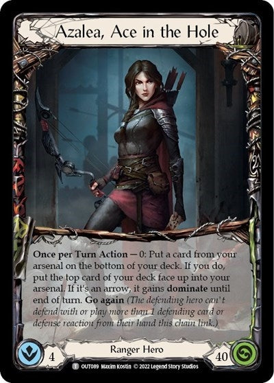 Image for Azalea, Ace in the Hole // Ponder (Outsiders) (OUT089 // OUT237) - Flesh and Blood TCG
