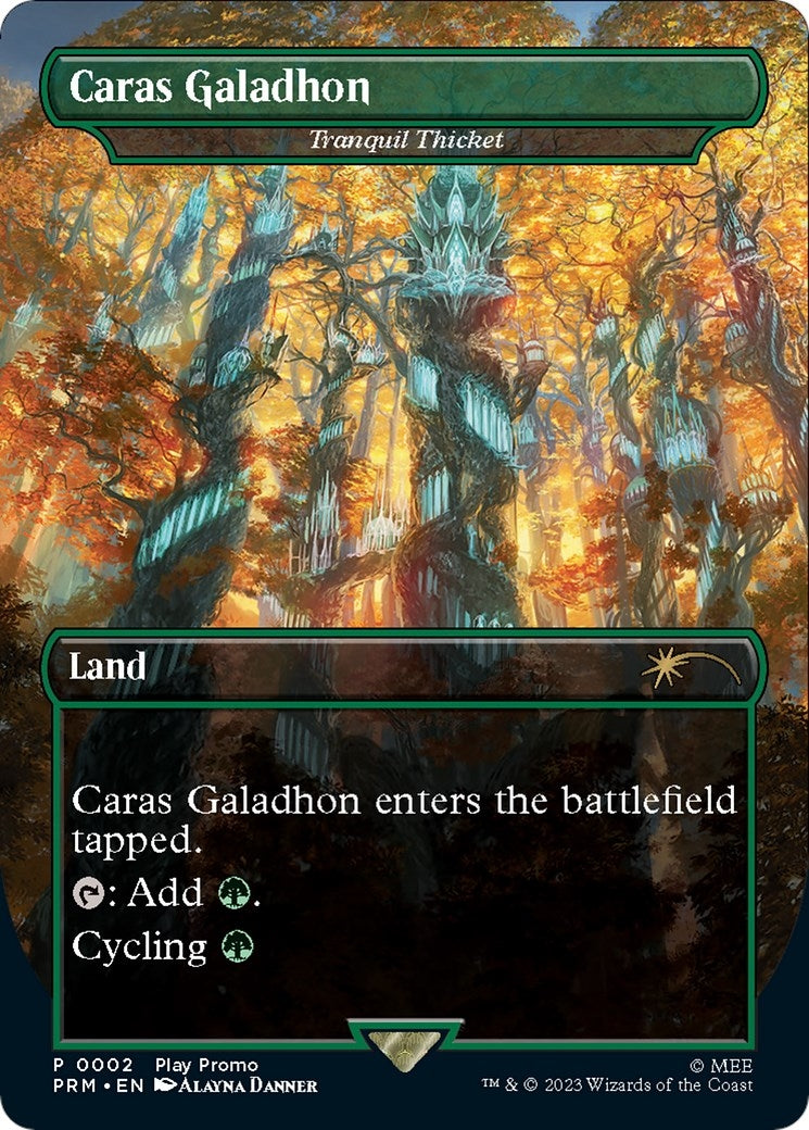 Image for Caras Galadhon - Tranquil Thicket (Play Promos) (2) - Magic: The Gathering