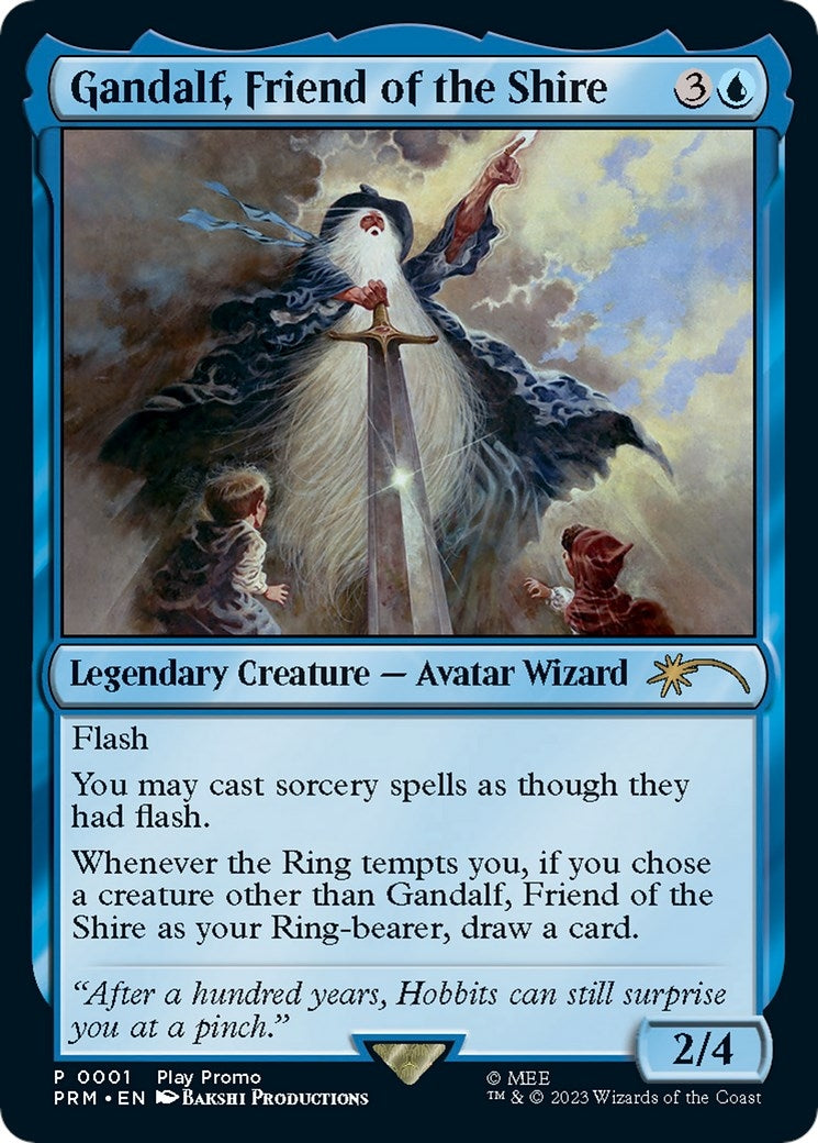 Image for Gandalf, Friend of the Shire (Play Promos) (1) - Magic: The Gathering