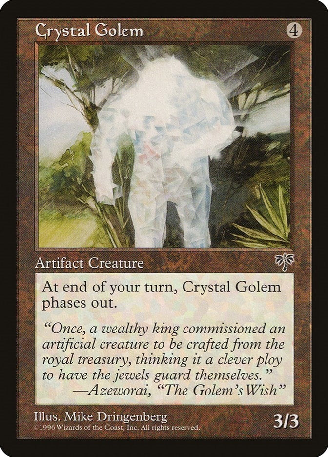 Image for Crystal Golem (Mirage) - Magic: The Gathering