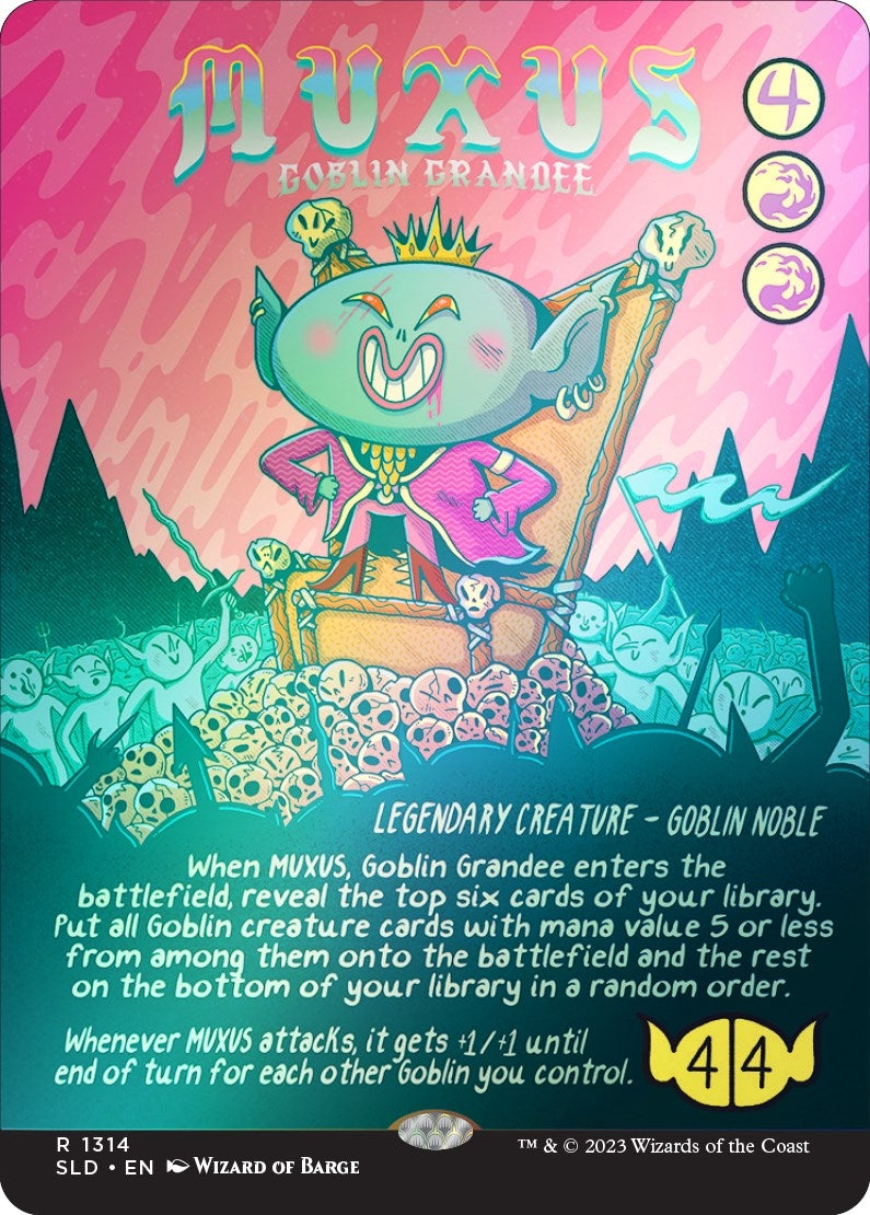Image for Muxus, Goblin Grandee (Rainbow Foil) (Secret Lair Drop Series) (1314) - Magic: The Gathering