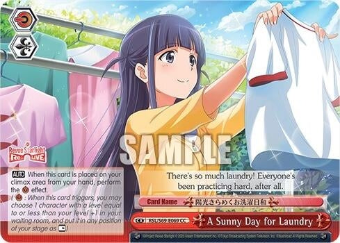 Image for A Sunny Day for Laundry (Revue Starlight -Re LIVE-) (RSL/S69-E069 CC) - Weiss Schwarz