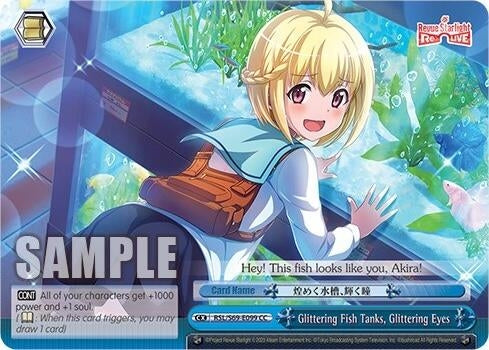 Image for Glittering Fish Tanks, Glittering Eyes (Revue Starlight -Re LIVE-) (RSL/S69-E099 CC) - Weiss Schwarz