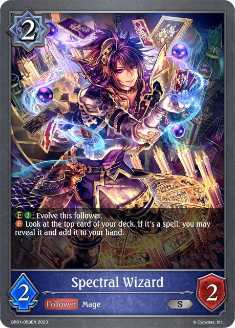 Image for Spectral Wizard (BP01: Advent of Genesis) (BP01-059EN) - Shadowverse: Evolve