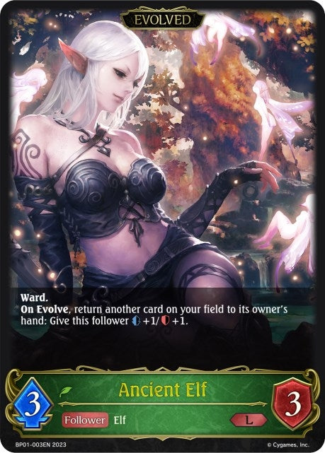 Image for Ancient Elf (Evolved) (BP01: Advent of Genesis) (BP01-003EN) - Shadowverse: Evolve