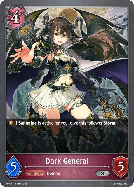 Image for Dark General (BP01: Advent of Genesis) (BP01-113EN) - Shadowverse: Evolve