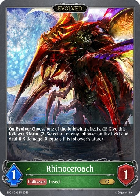 Image for Rhinoceroach (Evolved) (BP01: Advent of Genesis) (BP01-005EN) - Shadowverse: Evolve