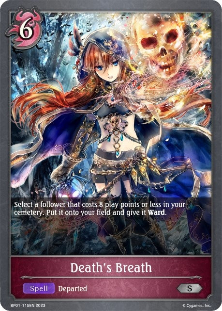 Image for Death's Breath (BP01: Advent of Genesis) (BP01-115EN) - Shadowverse: Evolve