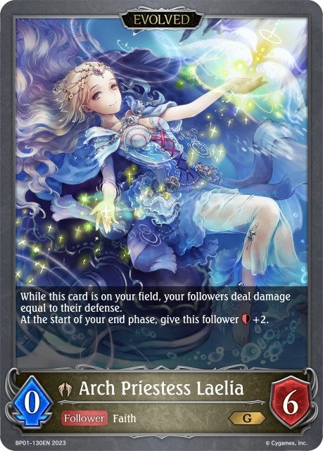 Image for Arch Priestess Laelia (Evolved) (BP01: Advent of Genesis) (BP01-130EN) - Shadowverse: Evolve