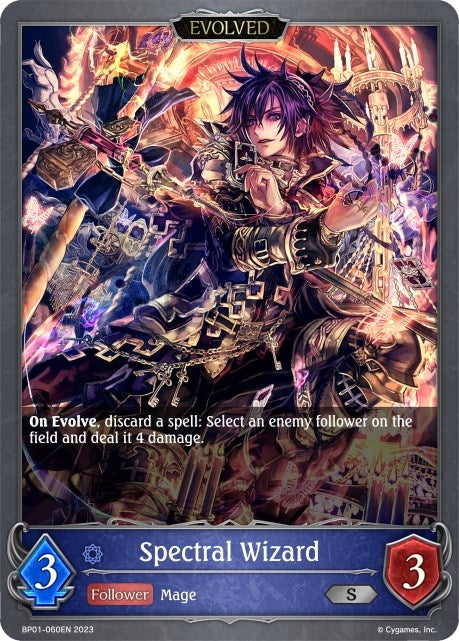 Image for Spectral Wizard (Evolved) (BP01: Advent of Genesis) (BP01-060EN) - Shadowverse: Evolve