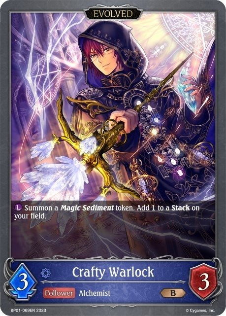 Image for Crafty Warlock (Evolved) (BP01: Advent of Genesis) (BP01-069EN) - Shadowverse: Evolve