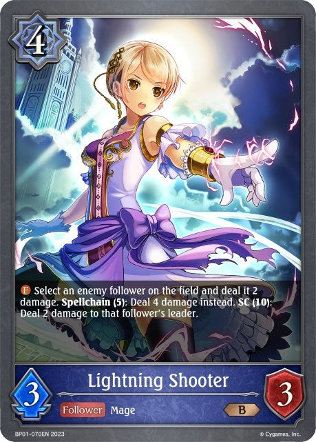 Image for Lightning Shooter (BP01: Advent of Genesis) (BP01-070EN) - Shadowverse: Evolve