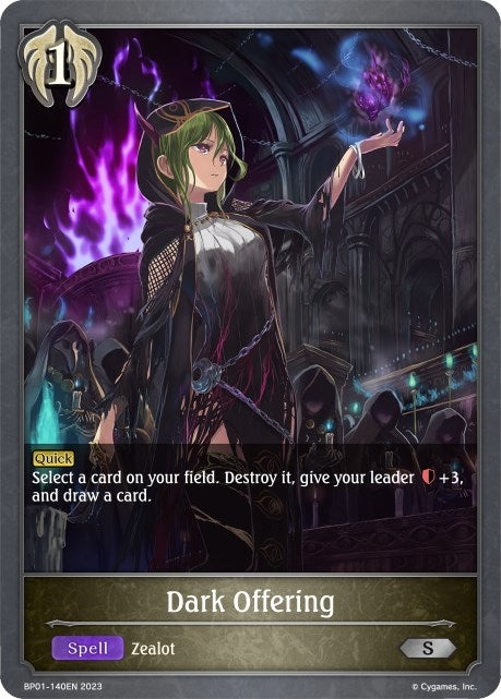 Image for Dark Offering (BP01: Advent of Genesis) (BP01-140EN) - Shadowverse: Evolve
