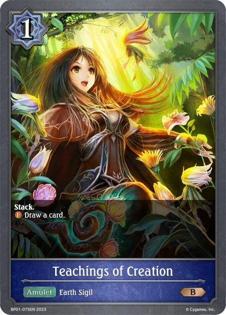Image for Teachings of Creation (BP01: Advent of Genesis) (BP01-075EN) - Shadowverse: Evolve