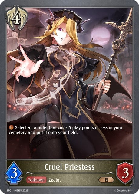 Image for Cruel Priestess (BP01: Advent of Genesis) (BP01-142EN) - Shadowverse: Evolve