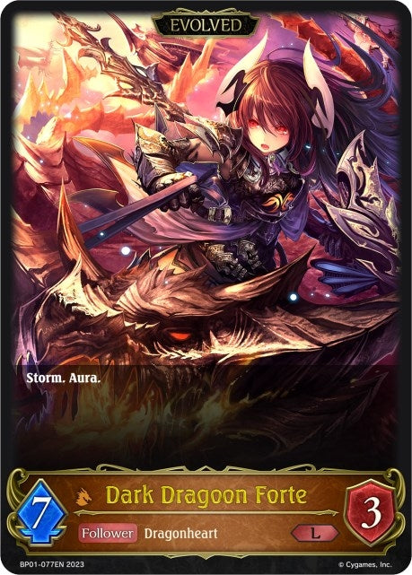 Image for Dark Dragoon Forte (Evolved) (BP01: Advent of Genesis) (BP01-077EN) - Shadowverse: Evolve