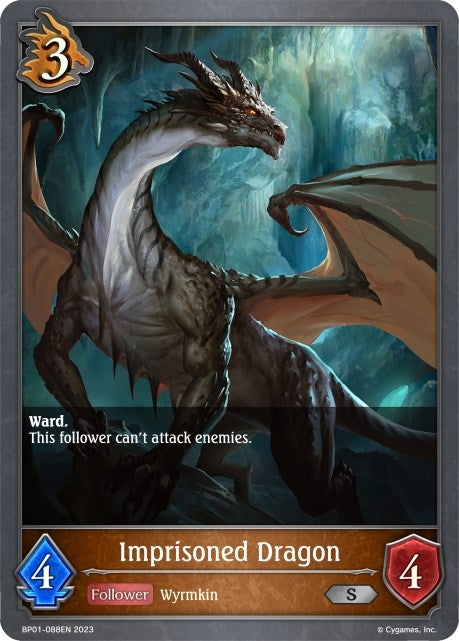 Image for Imprisoned Dragon (BP01: Advent of Genesis) (BP01-088EN) - Shadowverse: Evolve