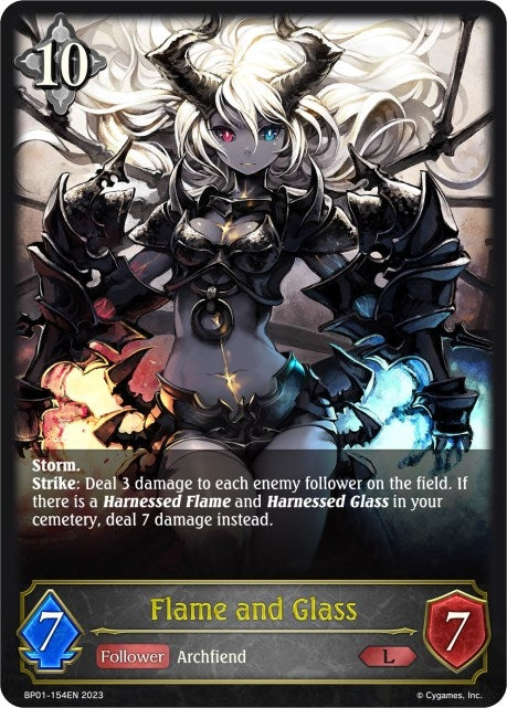 Image for Flame and Glass (BP01: Advent of Genesis) (BP01-154EN) - Shadowverse: Evolve