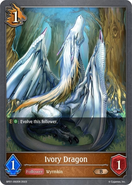 Image for Ivory Dragon (BP01: Advent of Genesis) (BP01-092EN) - Shadowverse: Evolve