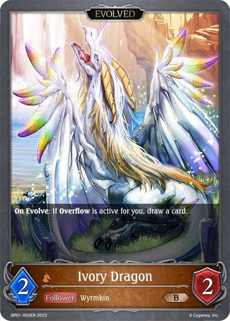 Image for Ivory Dragon (Evolved) (BP01: Advent of Genesis) (BP01-093EN) - Shadowverse: Evolve