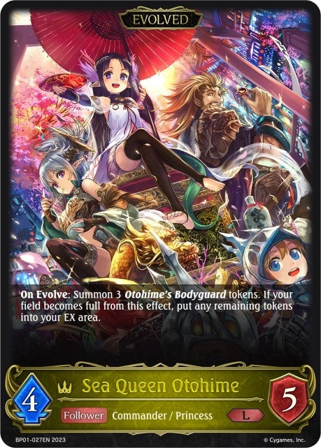 Image for Sea Queen Otohime (Evolved) (BP01: Advent of Genesis) (BP01-027EN) - Shadowverse: Evolve
