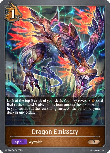Image for Dragon Emissary (BP01: Advent of Genesis) (BP01-100EN) - Shadowverse: Evolve
