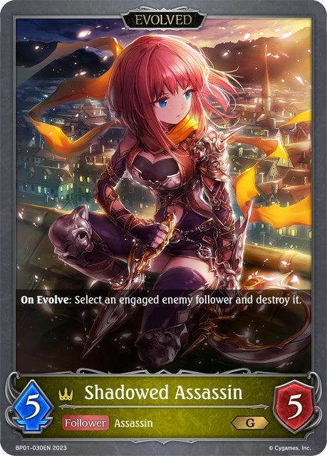 Image for Shadowed Assassin (Evolved) (BP01: Advent of Genesis) (BP01-030EN) - Shadowverse: Evolve