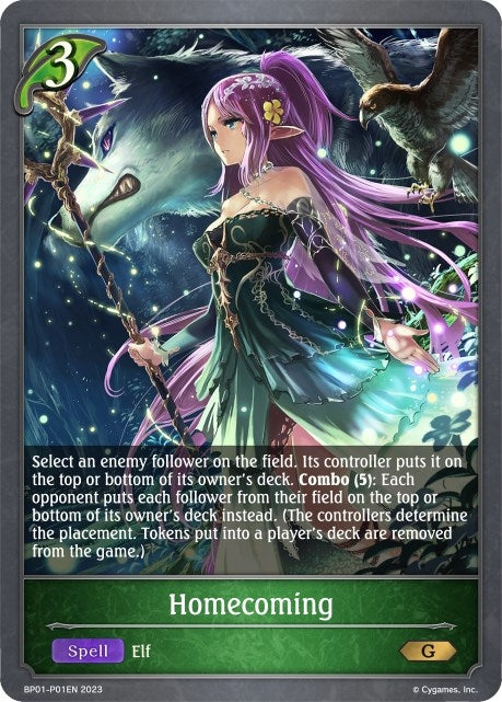 Image for Homecoming - P01EN (Foil) (BP01: Advent of Genesis) (BP01-P01EN) - Shadowverse: Evolve