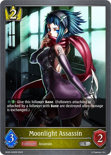 Image for Moonlight Assassin (SD02: Blade of Resentment) (SD02-005EN) - Shadowverse: Evolve