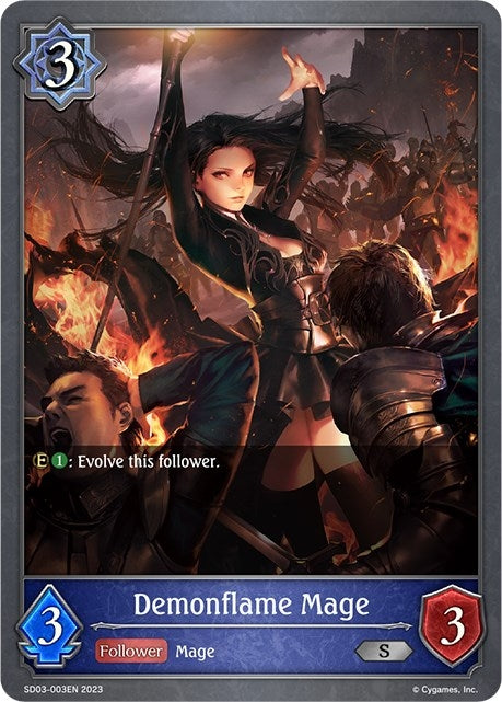 Image for Demonflame Mage (SD03: Mysteries of Conjuration) (SD03-003EN) - Shadowverse: Evolve