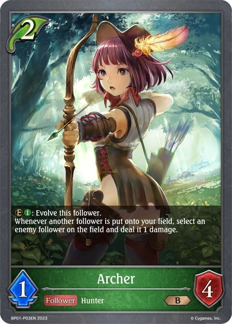 Image for Archer - P03EN (Foil) (BP01: Advent of Genesis) (BP01-P03EN) - Shadowverse: Evolve