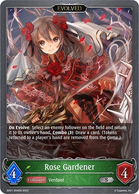 Image for Rose Gardener (Evolved) (SD01: Regal Fairy Princess) (SD01-004EN) - Shadowverse: Evolve