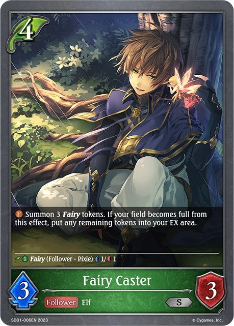 Image for Fairy Caster (SD01: Regal Fairy Princess) (SD01-006EN) - Shadowverse: Evolve