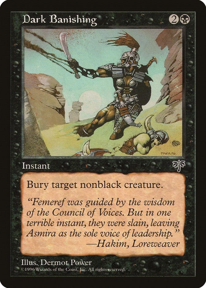 Image for Dark Banishing (Mirage) - Magic: The Gathering