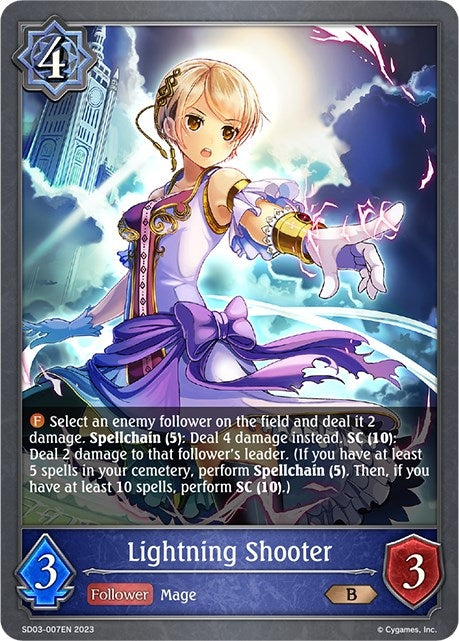Image for Lightning Shooter (SD03: Mysteries of Conjuration) (SD03-007EN) - Shadowverse: Evolve