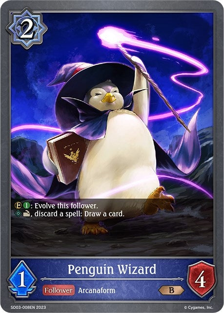 Image for Penguin Wizard (SD03: Mysteries of Conjuration) (SD03-008EN) - Shadowverse: Evolve