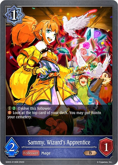 Image for Sammy, Wizard's Apprentice (SD03: Mysteries of Conjuration) (SD03-010EN) - Shadowverse: Evolve