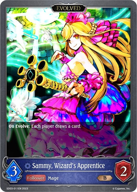 Image for Sammy, Wizard's Apprentice (Evolved) (SD03: Mysteries of Conjuration) (SD03-011EN) - Shadowverse: Evolve