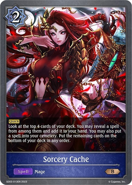 Image for Sorcery Cache (SD03: Mysteries of Conjuration) (SD03-013EN) - Shadowverse: Evolve