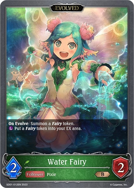 Image for Water Fairy (Evolved) (SD01: Regal Fairy Princess) (SD01-012EN) - Shadowverse: Evolve