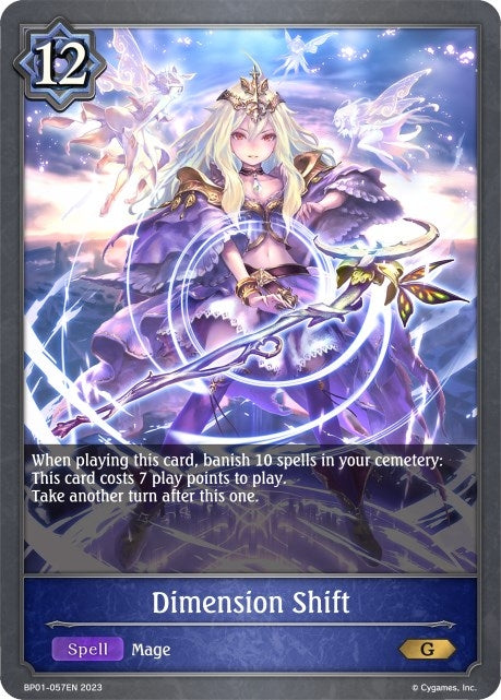 Image for Dimension Shift (BP01: Advent of Genesis) (BP01-057EN) - Shadowverse: Evolve