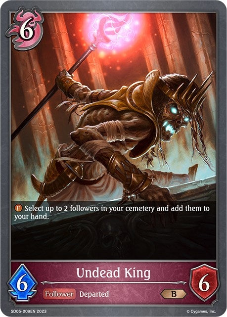 Image for Undead King (SD05: Waltz of the Undying Night) (SD05-009EN) - Shadowverse: Evolve